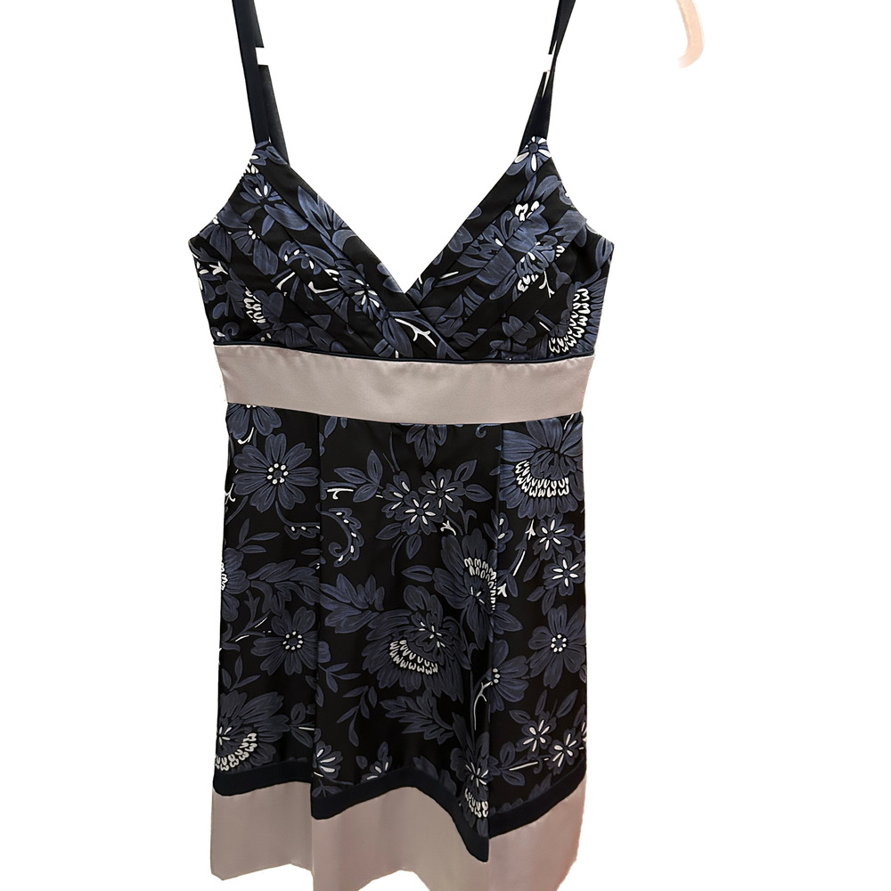 Max and Cleo 100% Silk Floral Dress Formal Wedding Size 4